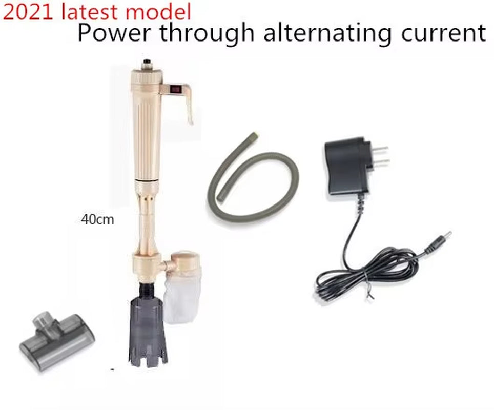 JENECA Aquarium Electric Water Changer, Sand Washer, Pump, Aquarium Water Change, Toilet, Siphon, Fish Tank Cleaning Brush