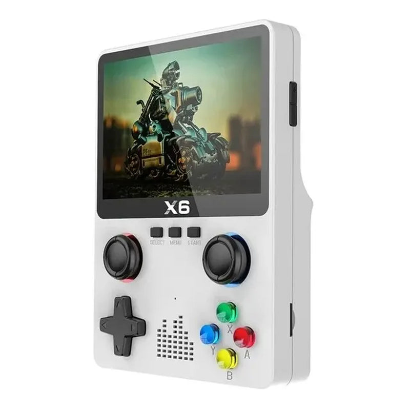 New Video Game Consoles X6 3.5Inch IPS Screen Handheld Game Player Dual Joystick 11Simulators GBA Video Game Console for Kids Gi